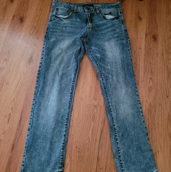 Aeropostale Slim Straight Jeans Men’s 32x32 Medium Wash Straight Leg Denim - Picture 2 of 7